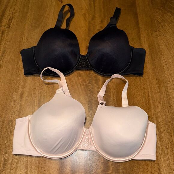 Set of 2 Vanity Fair Beauty Back Full Figure Smoothing Underwire Bra 76380 Sz40C - Picture 1 of 5